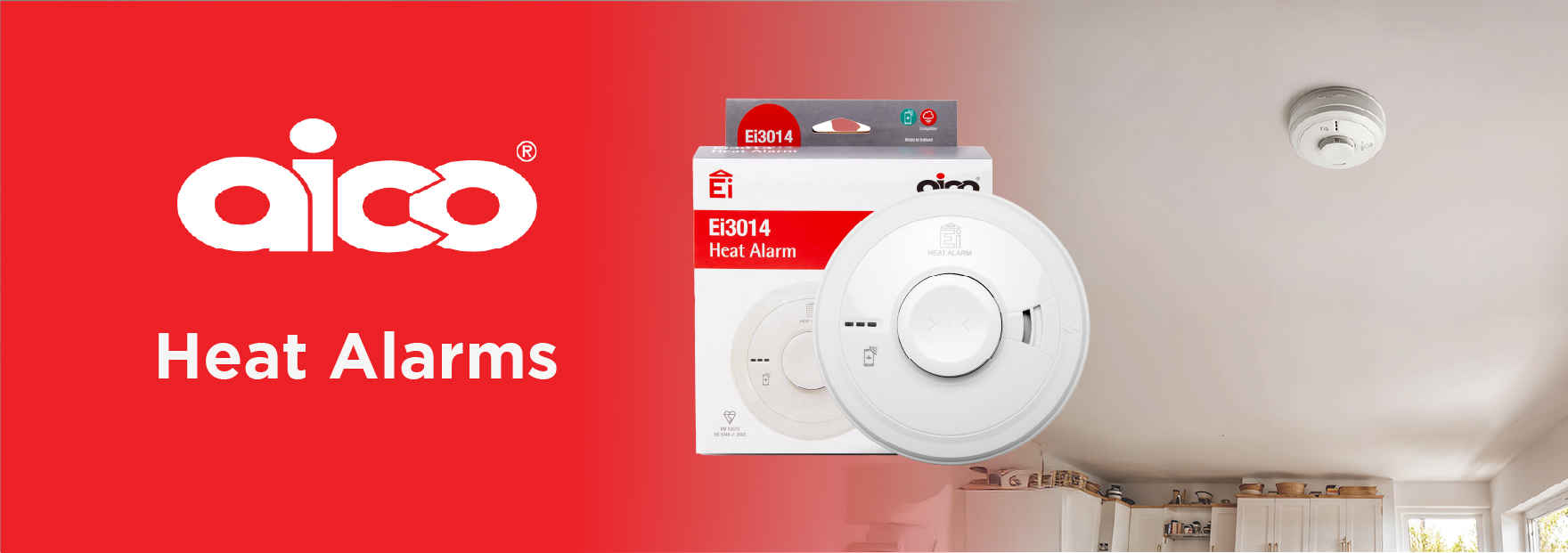 Aico 3000 Series heat alarm